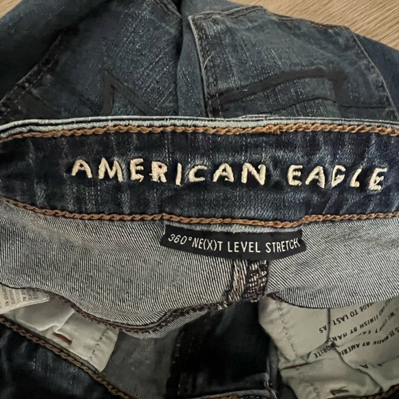 American Eagle Dark Skinny Jeans Hi- Rise - Picture 3 of 5